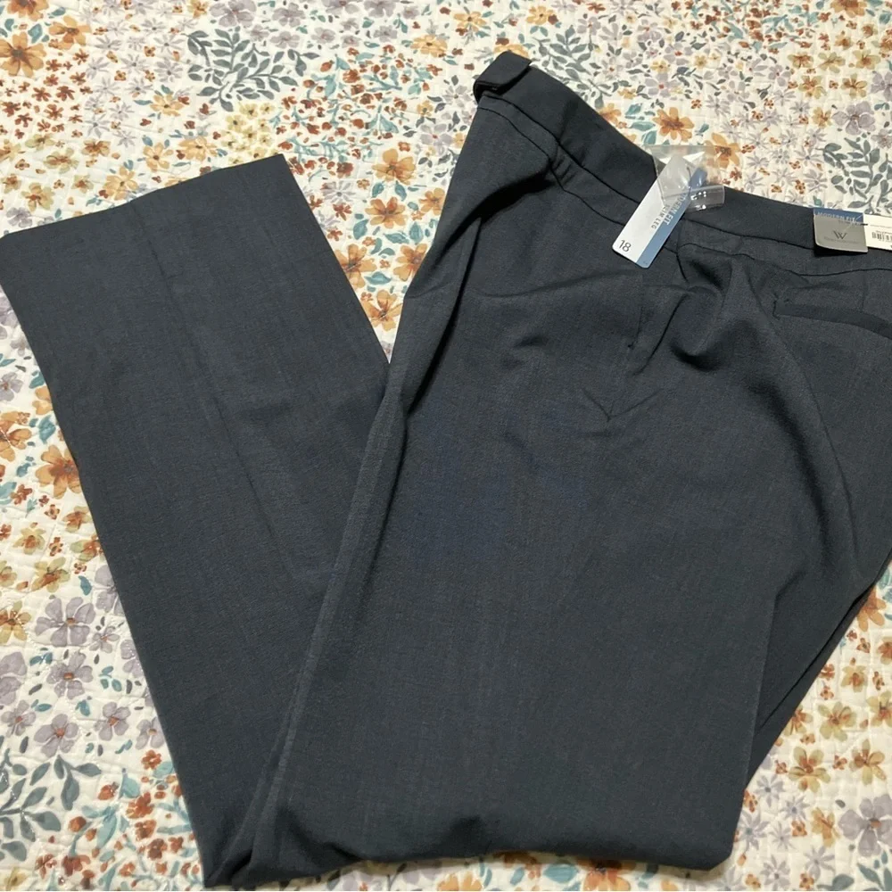 NWT! Worthington Slim Gray Dress Pants